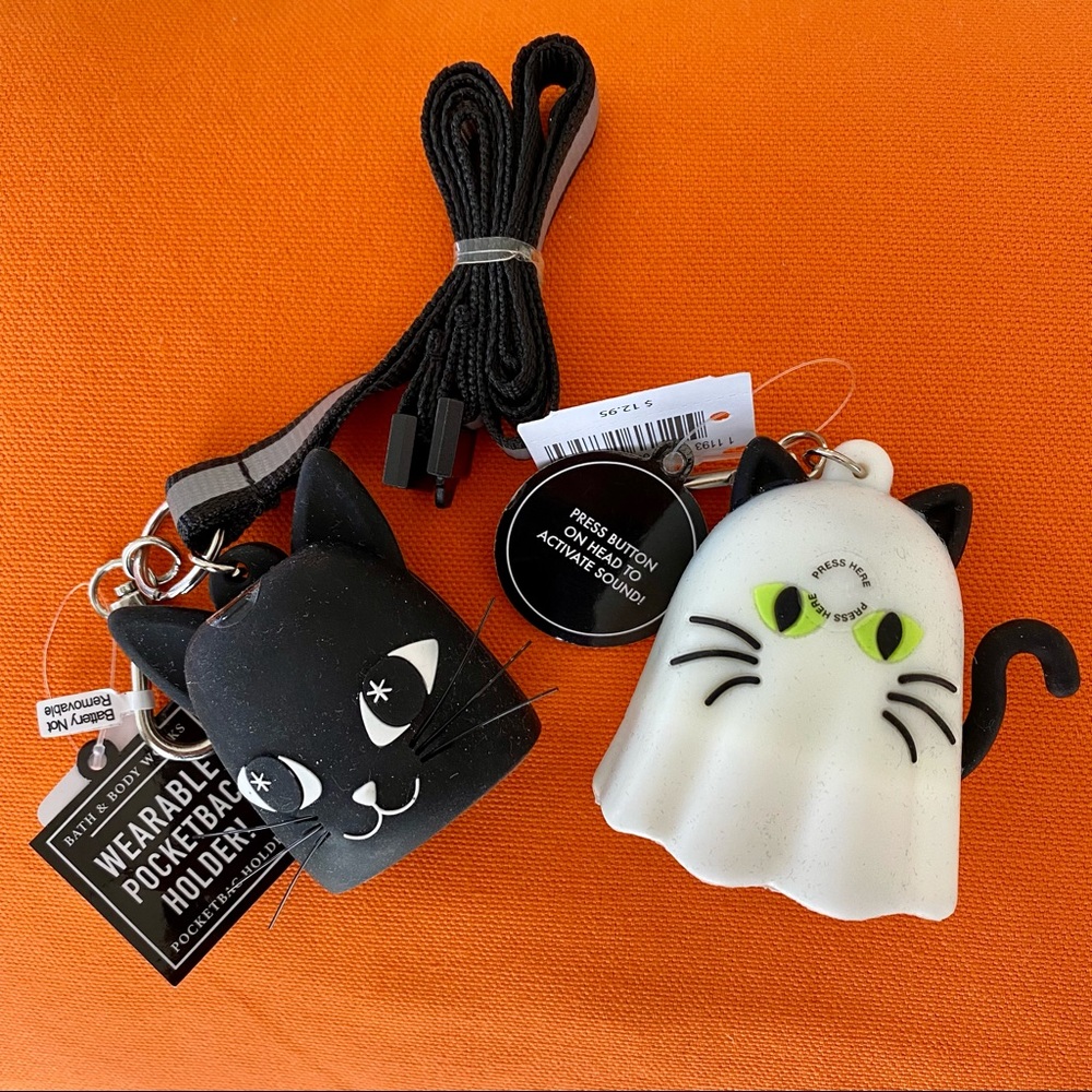SOLD - BBW NOISE-MAKING LIGHT UP LANYARD PB Holder - Picture 1 of 4
